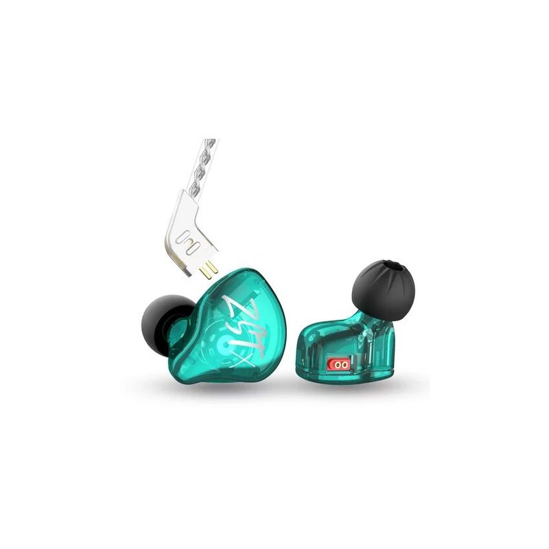 KZ - Audifonos kz zst-x Verde Con Microfono de alta fidelidad en sonido