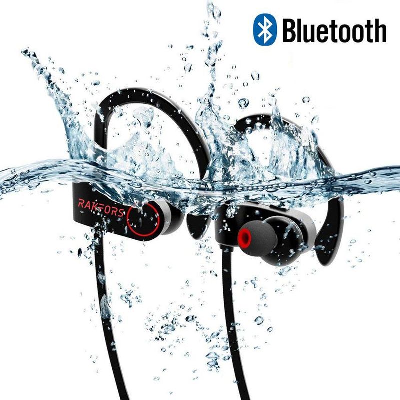 RAKTORS - Audífonos Bluetooth Deportivos Inalámbrico U8 Negro Antisudor