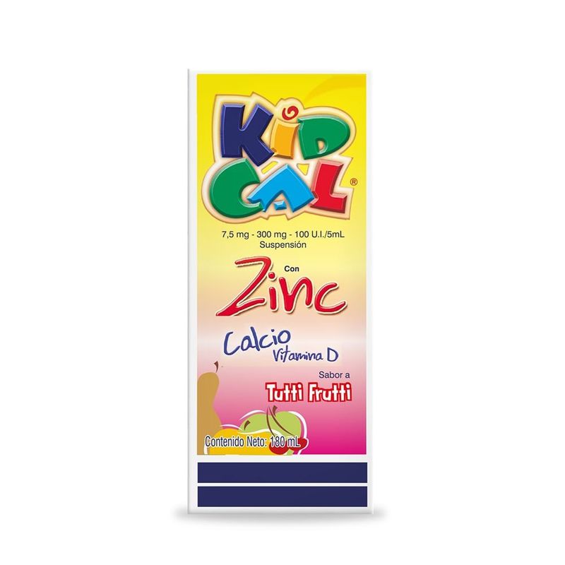 GENERICO - Kidcal Suspension Sabor Tutti Frutti X 180ml
