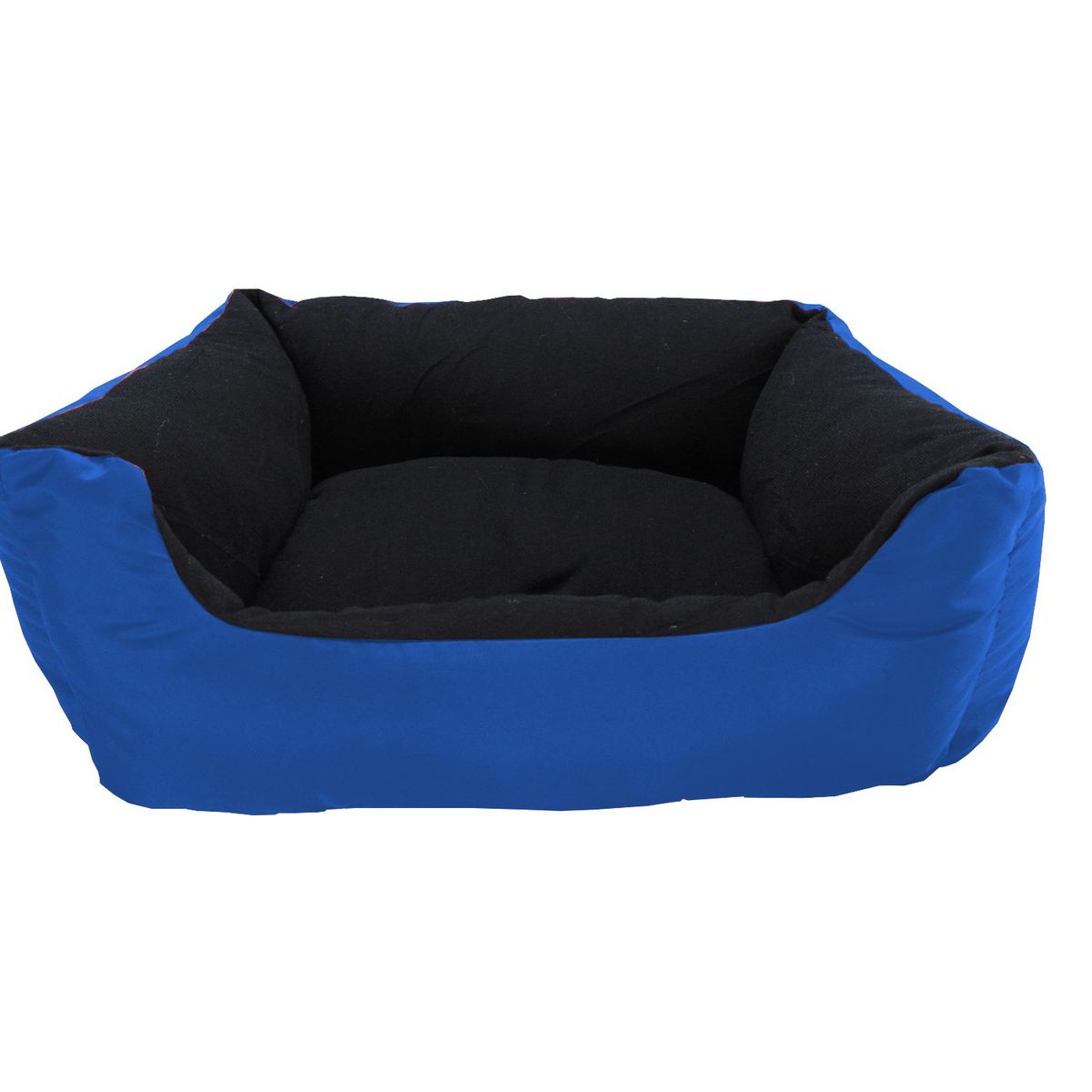 HALLY PET - Cama Grande Con Cojín Lavable impermeable Azul Claro