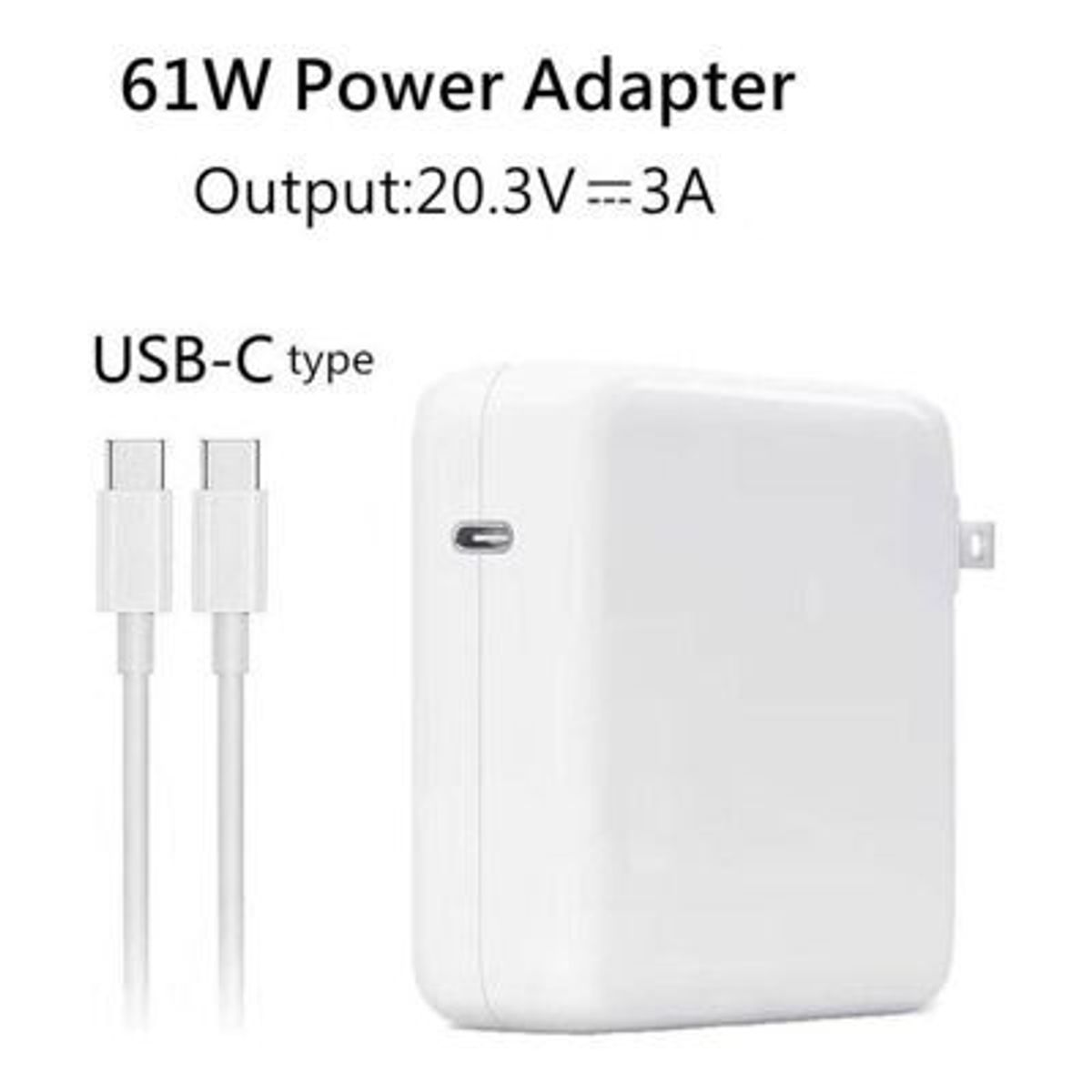 GENERICO - Cargador Compatible Para MacBook Air A2179 Usb-c 61w