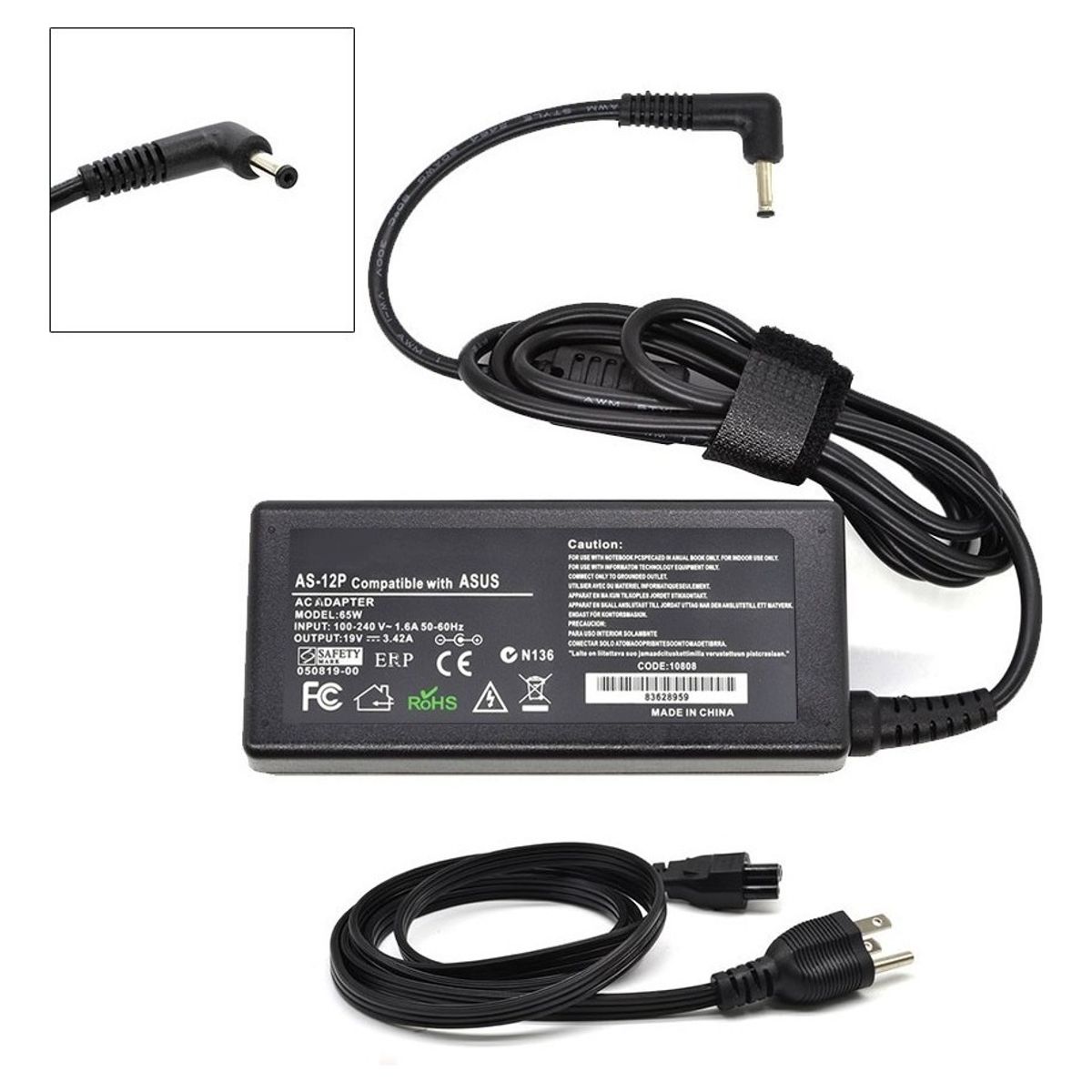 GENERICO - Cargador Para Asus M513U 19v 3.42a 65w