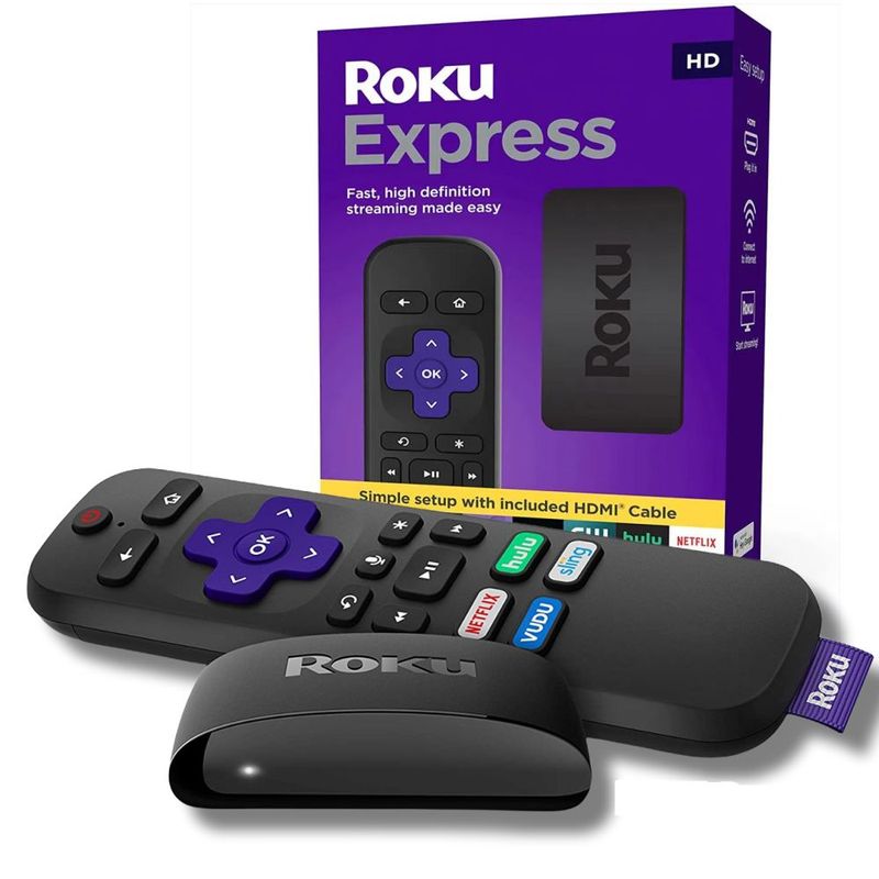 GENERICO - Roku Express 3930 estándar HD 32MB negro con 512MB de memoria RAM