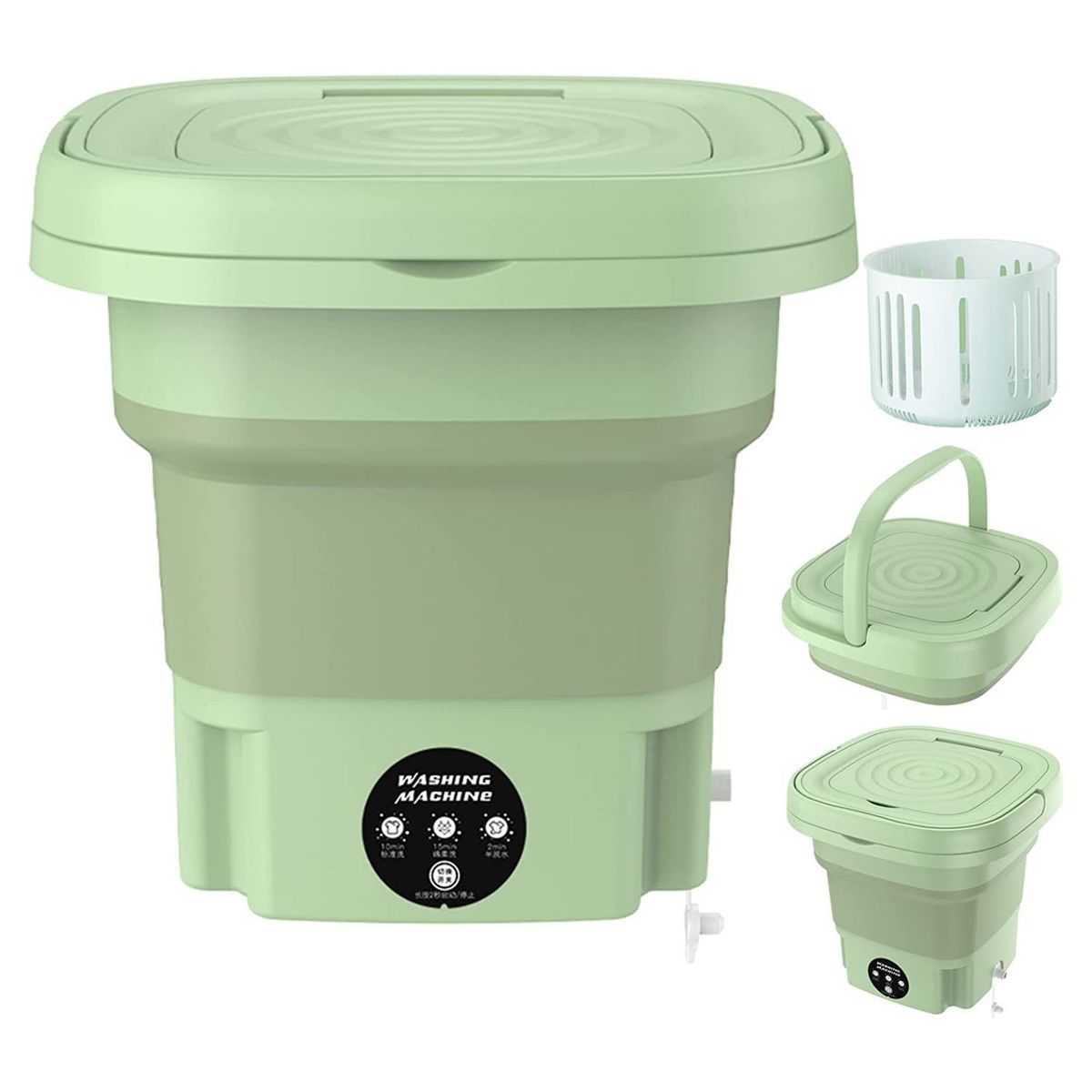 GENERICO - Lavadora Portátil Mini De 8 Litros, Secadora