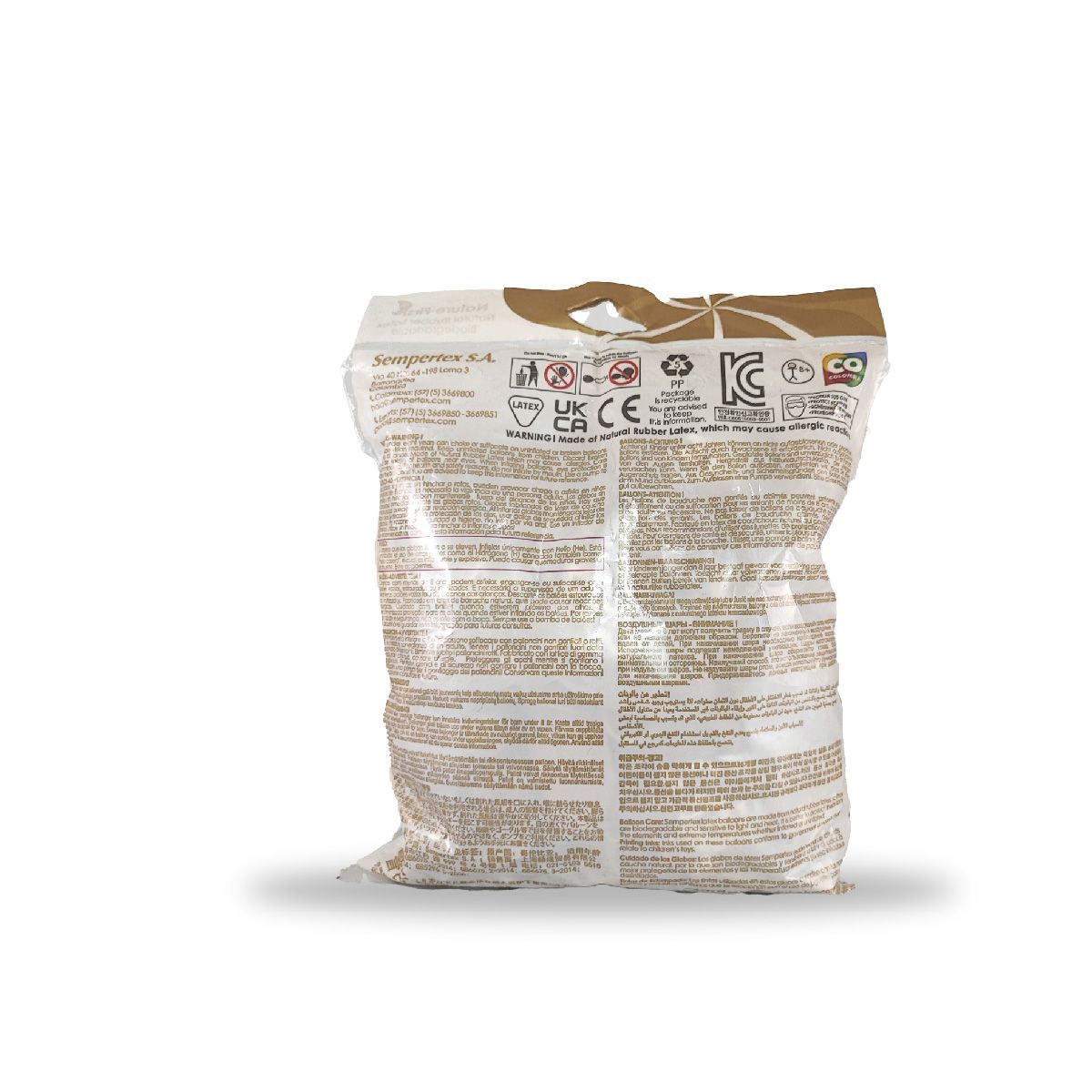 SEMPERTEX - Bombas R12 Sempertex Fashion Dorado, Mis 15 Años X 50 Unds