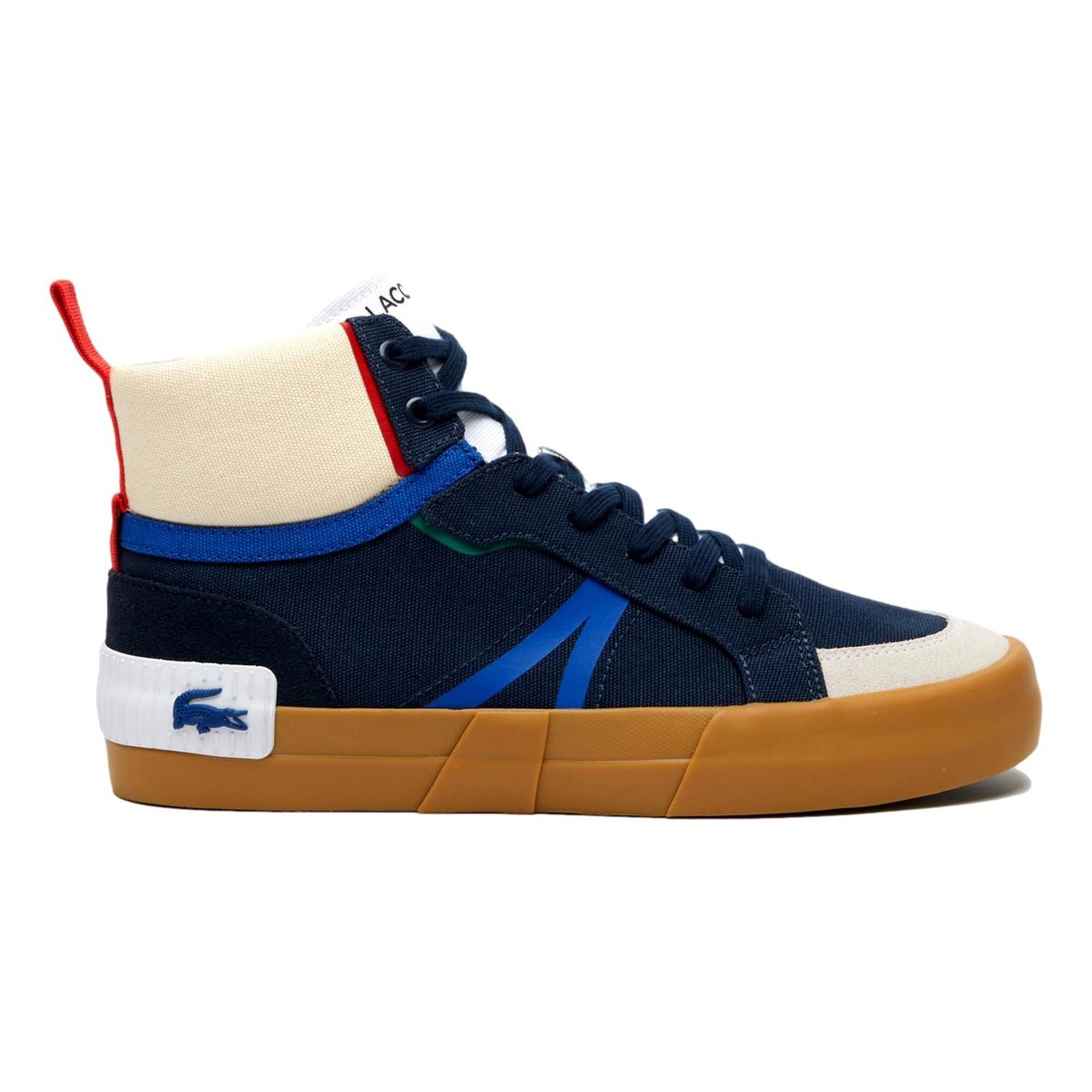 LACOSTE - Zapatilla Bota Lacoste L004 Mid 44SMA0086 Azul