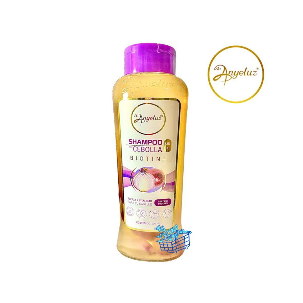 ANYELUZ - Shampoo de Cebolla  Anyeluz 500 mL