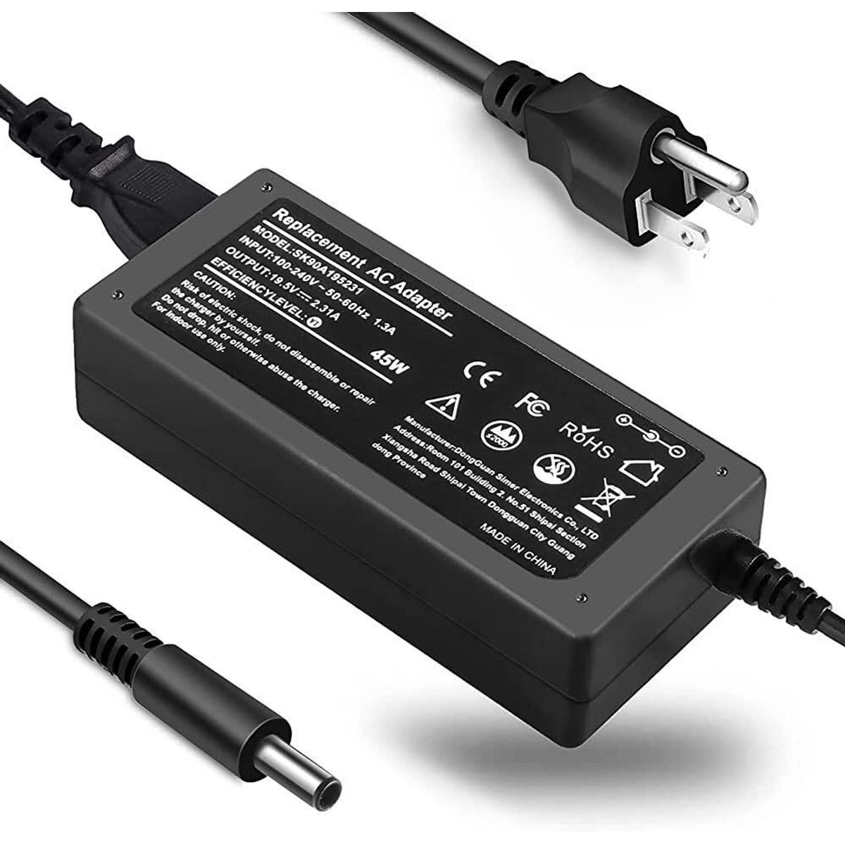 GENERICO - Cargador Para Dell Inspiron 5452 19.5v 2.31a 45w