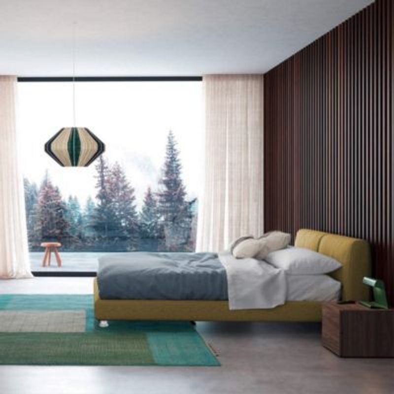 EKONOMODO COLOMBIA - Colchon Semidoble Pillow con Cama Gabor Mostaza 120x190 GRATIS Sabanas