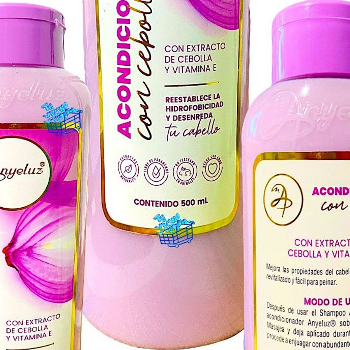 ANYELUZ - Acondicionador de Cebolla Anyeluz 500 mL