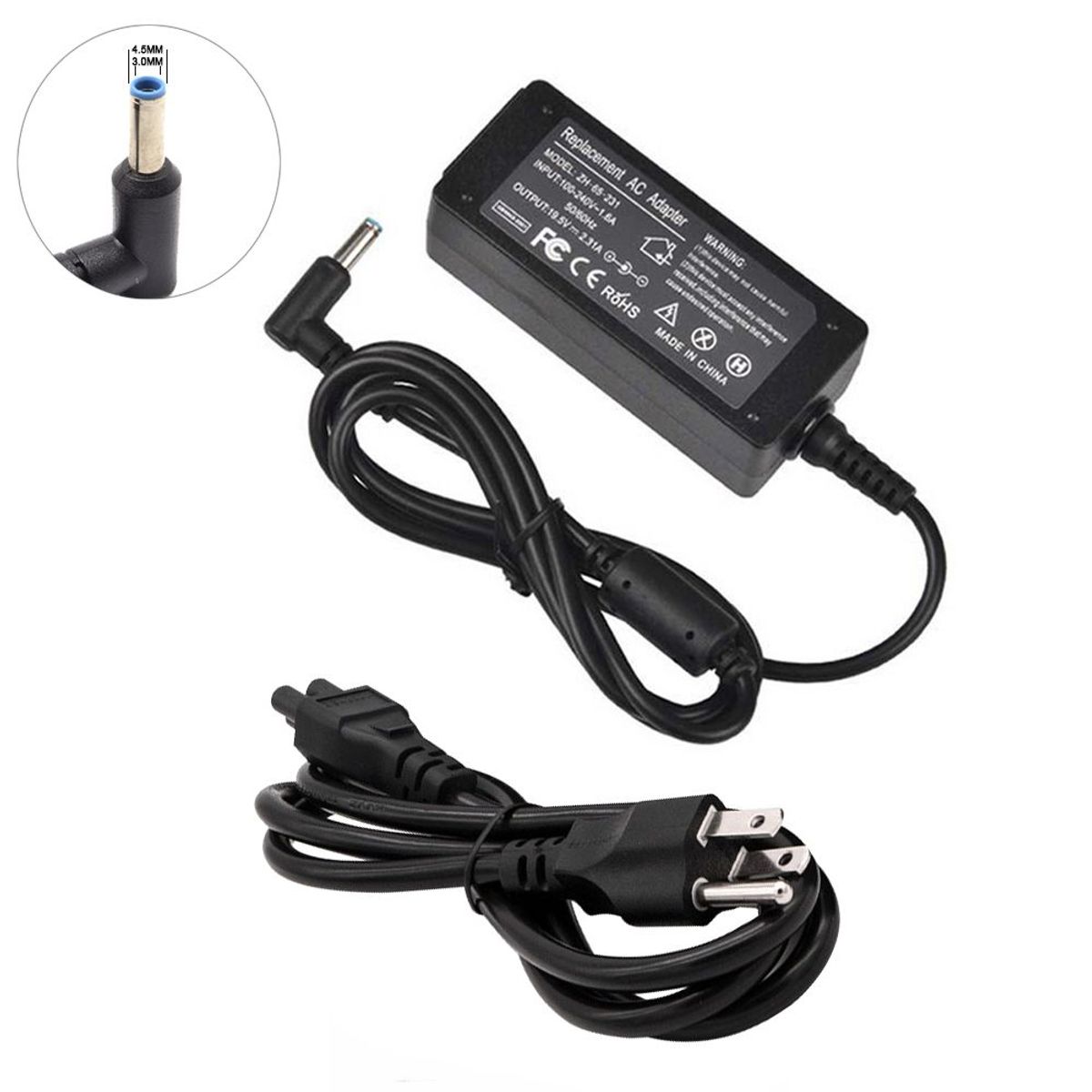 GENERICO - Cargador Para HP 14-ac109la 19.5v 2.31a