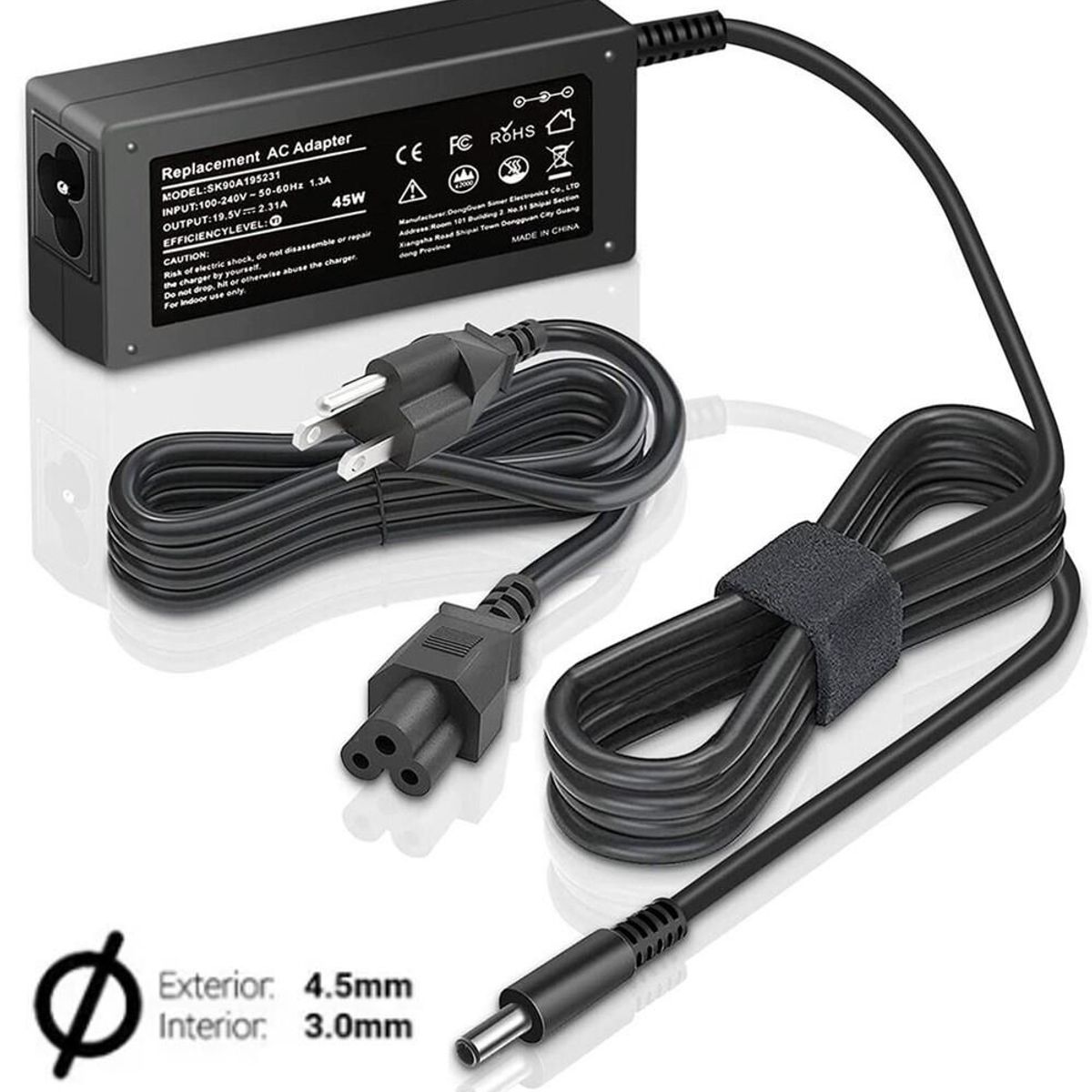 GENERICO - Cargador Para Dell Vostro 14 3000 Series 19.5v 2.31a 45w