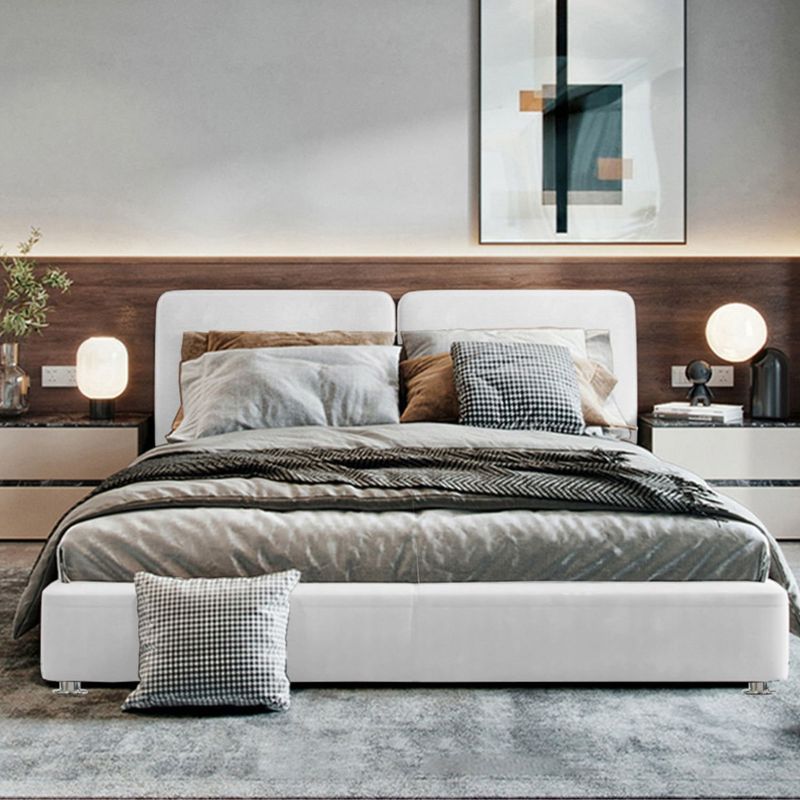 EKONOMODO COLOMBIA - Colchon Queen 1 Pillow con Cama en pino Gabor Blanco 160x190 cm