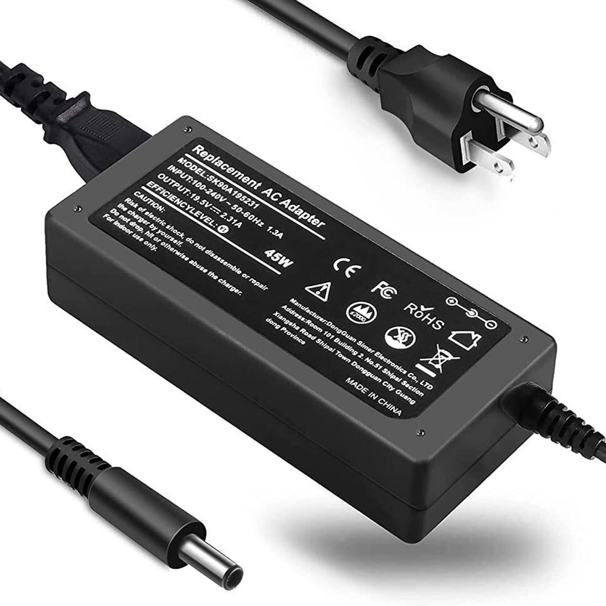 GENERICO - Cargador Para Tablet y Portátil Dell 19.5v 231a 45w