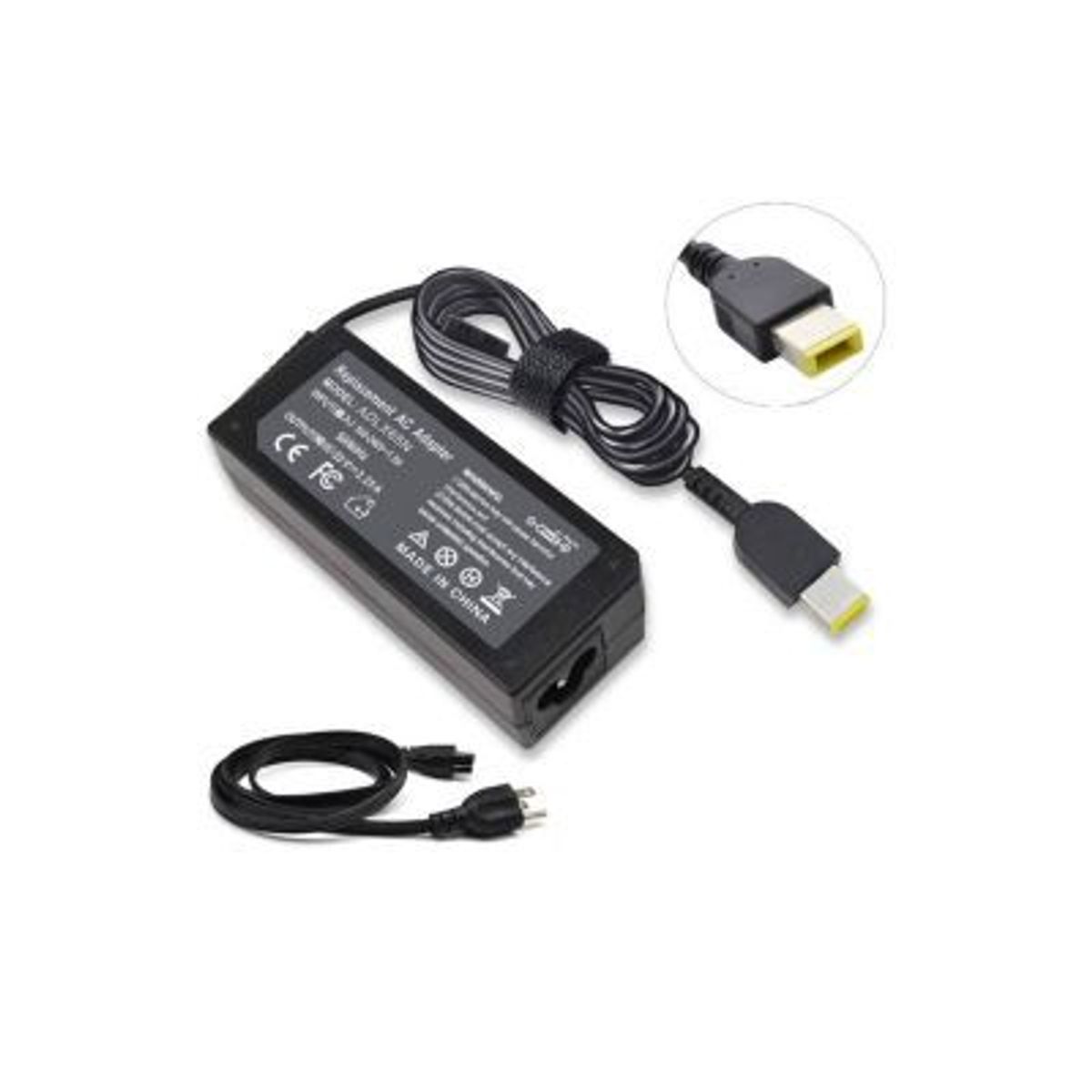GENERICO - Cargador Premium Para Lenovo 20v, 45w, 2.25a Usb