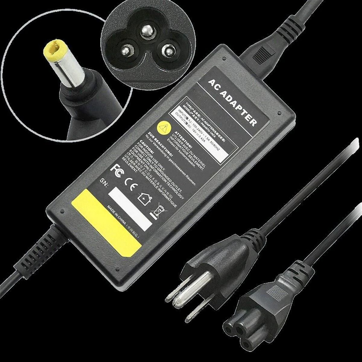 GENERICO - Cargador Para Acer Aspire 3 A355-51-5307 19v 3.42a 65w