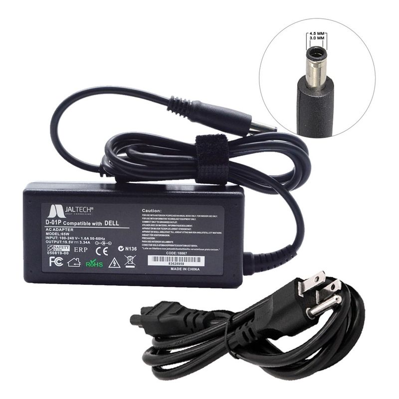 GENERICO - Cargador Para Dell Inspiron 14 3000 19.5v 3.34a