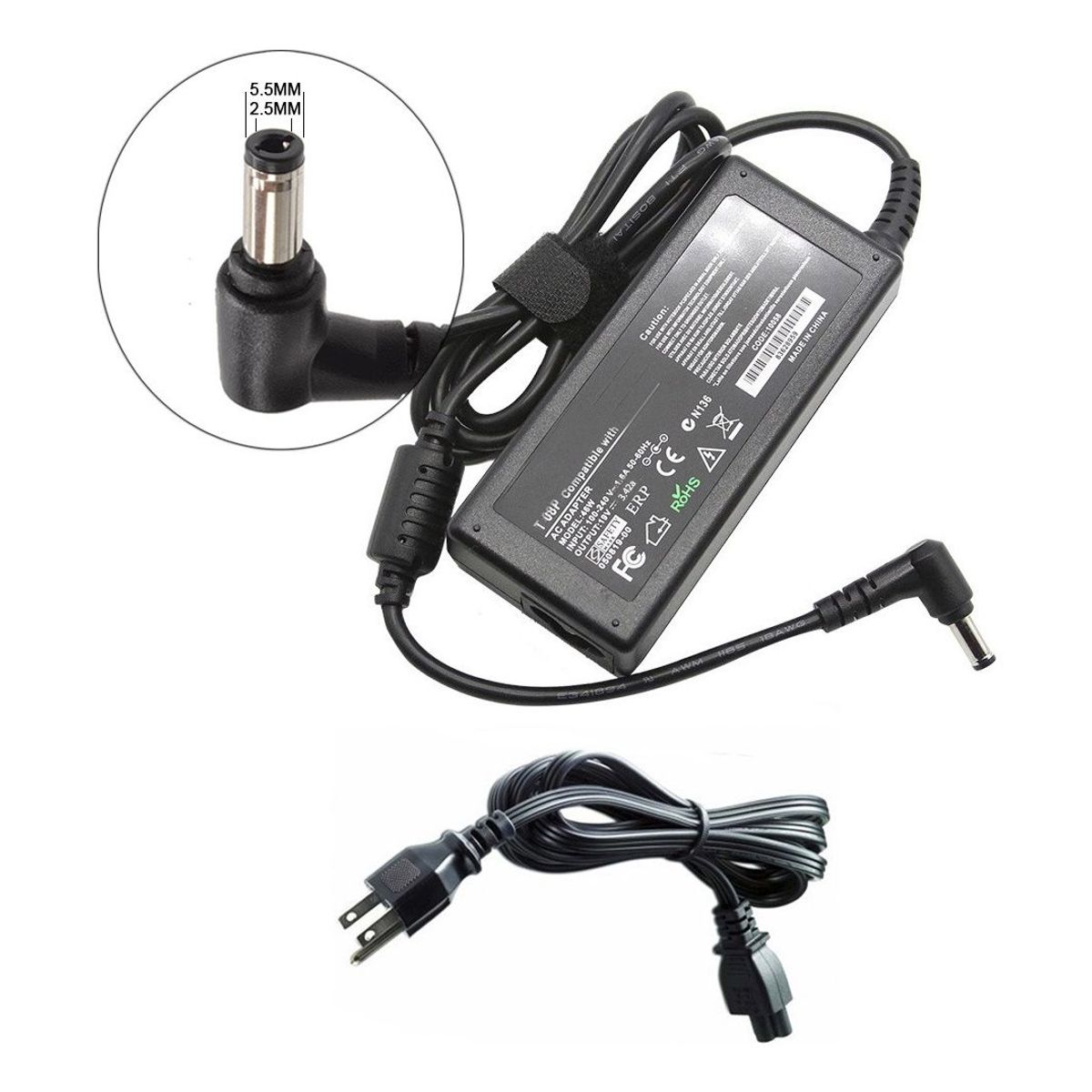 GENERICO - Cargador Para Asus X551m X551c X53s 19v 342a 65w