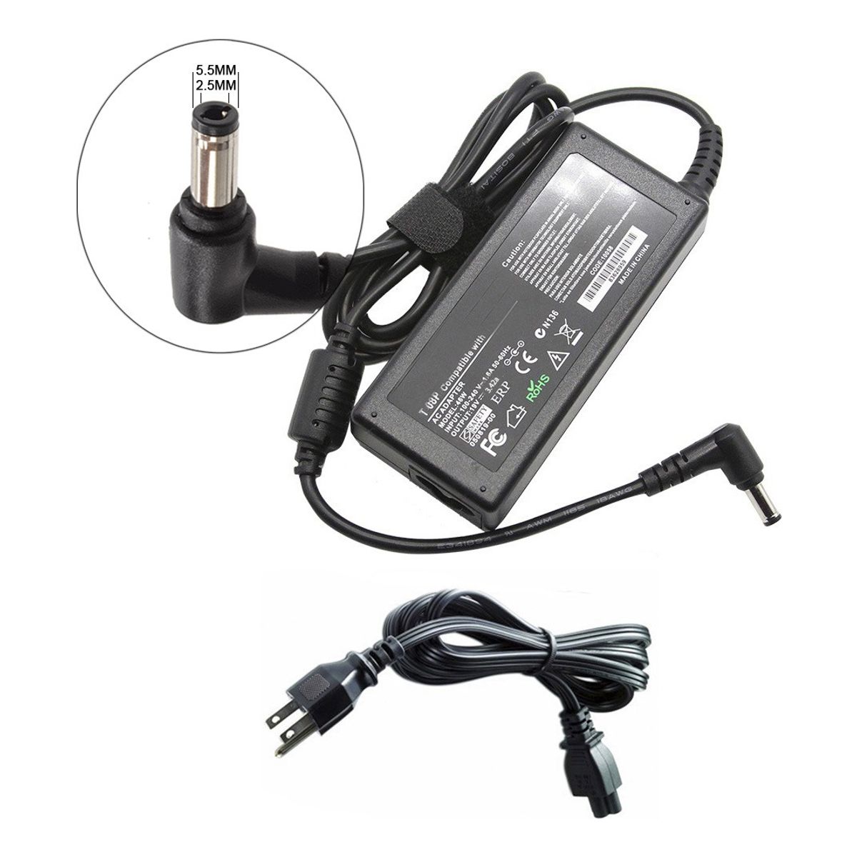 GENERICO - Cargador Para Toshiba Satellite S845 19v 342a 65w