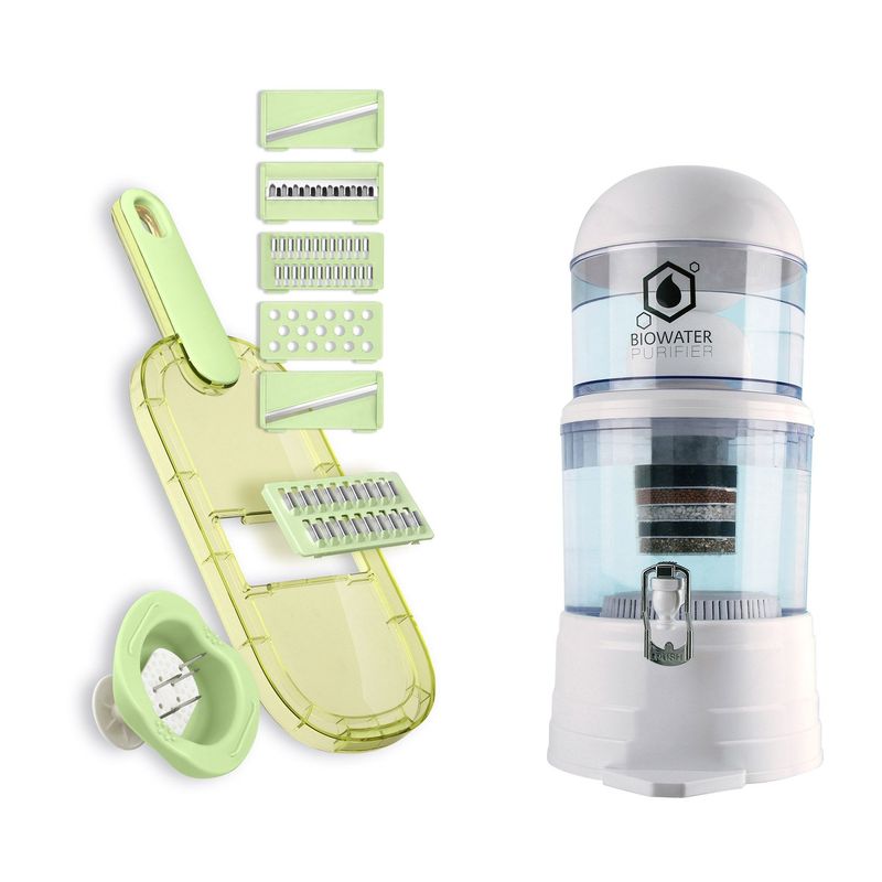 CHEF MASTER - Combo Filtro de Agua + Rallador Cocina 6en1 Chef Master