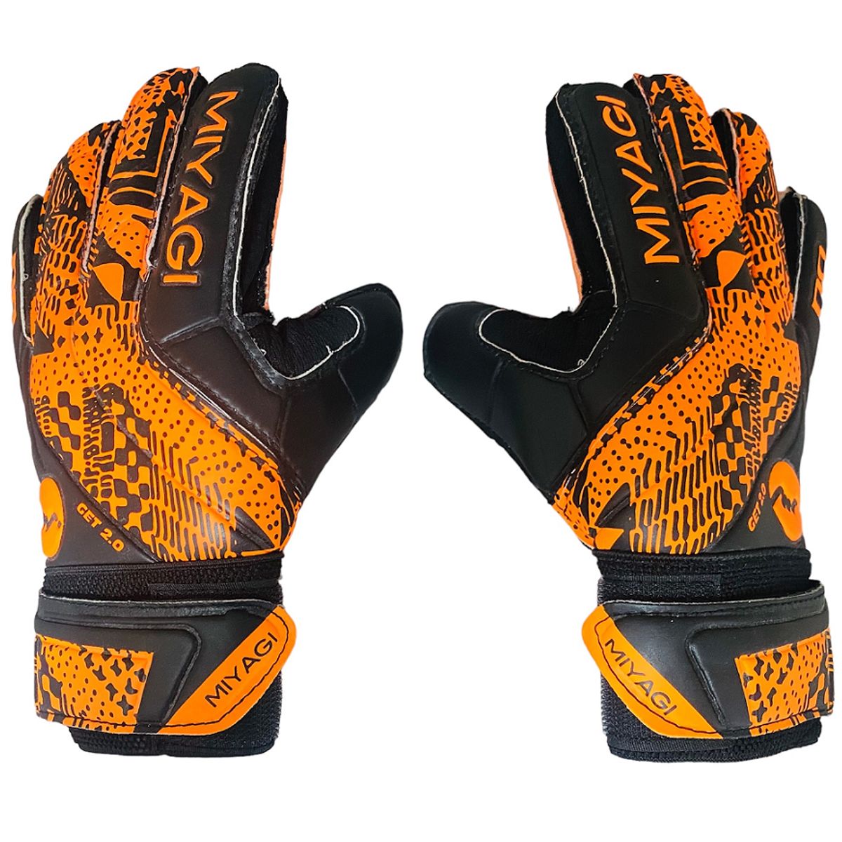 MIYAGI - Guante De Fútbol Miyagi Get 2.0 Mg014f, Antifractura, Latex