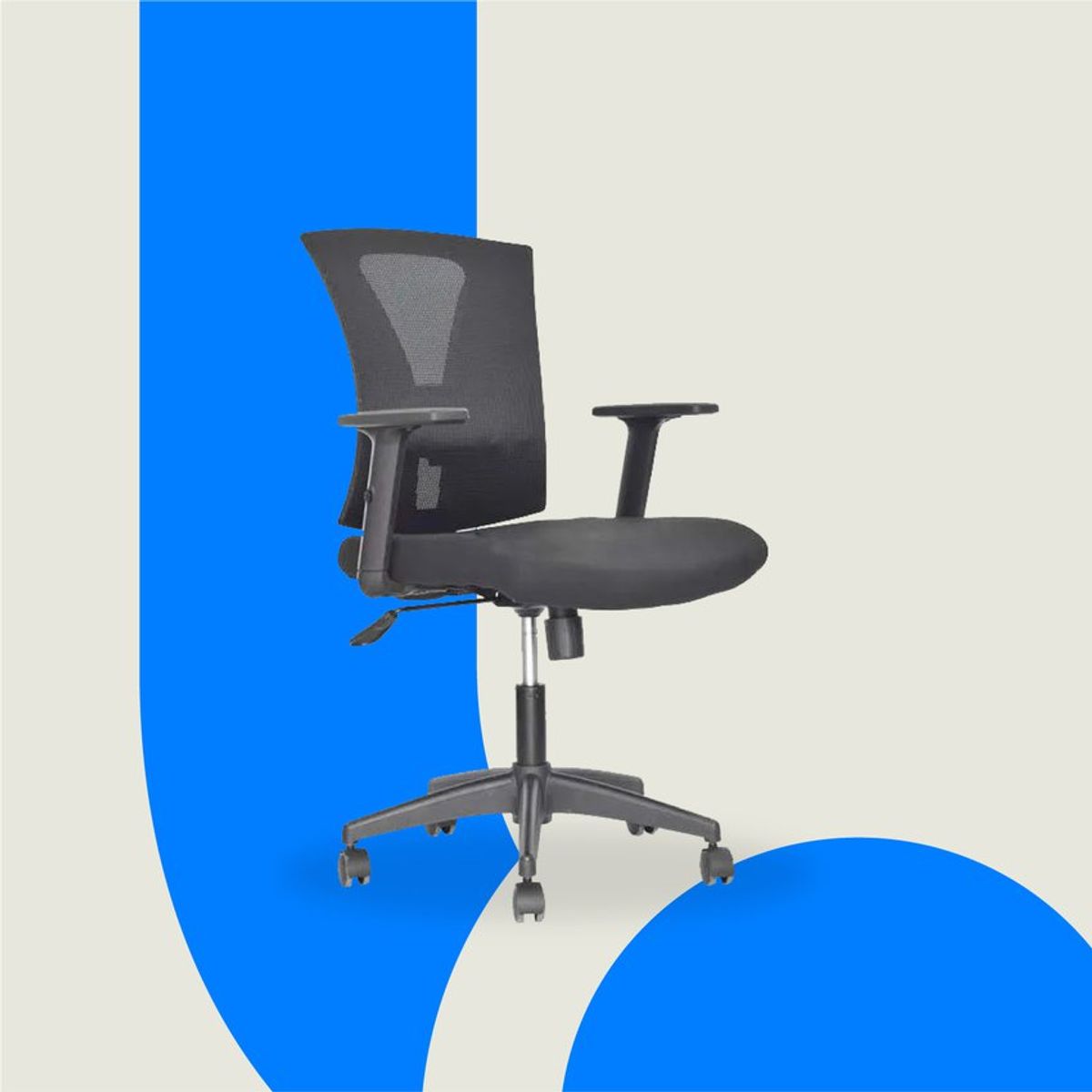 ERGONOMUS - Silla de Escritorio Ergonomus Gerente Niza - Negro