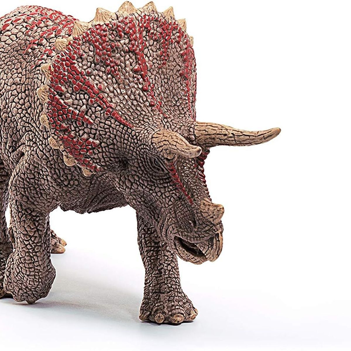 JUGANDO Y EDUCANDO - Figura Dinosaurios Triceratops Colección Pintado A Mano