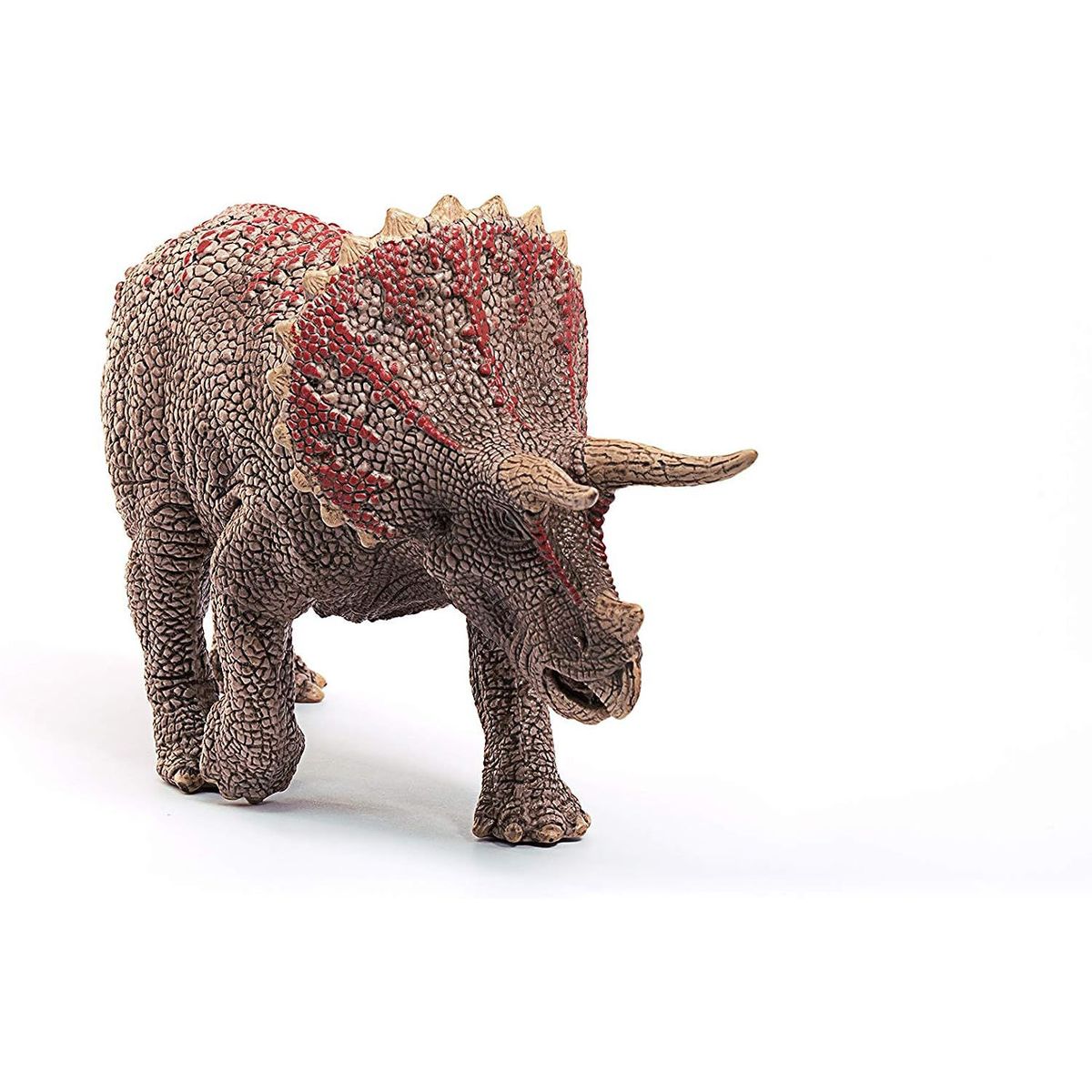 JUGANDO Y EDUCANDO - Figura Dinosaurios Triceratops Colección Pintado A Mano