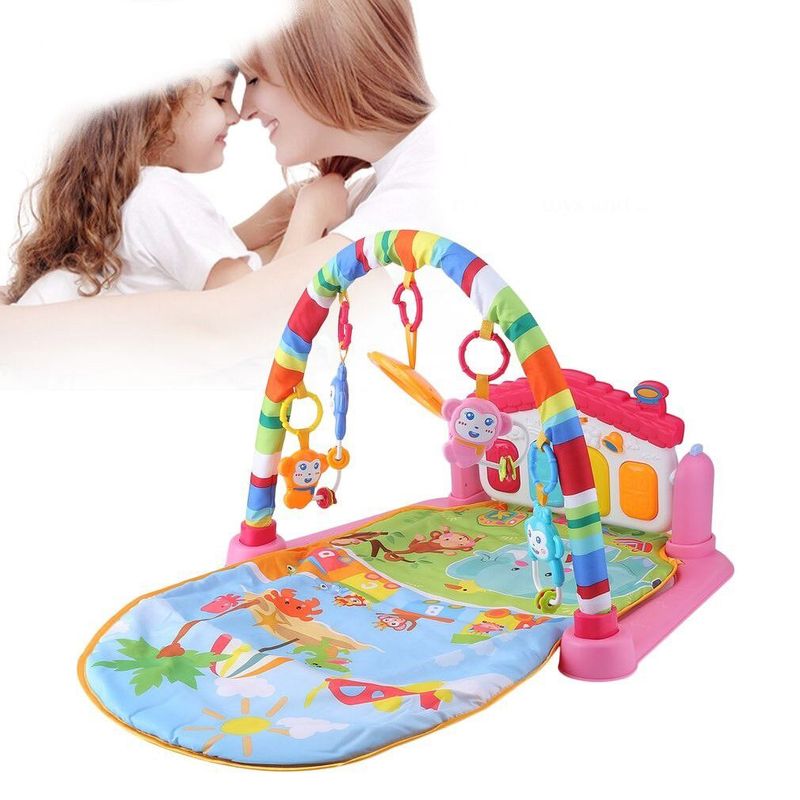 GENERICO - Gimnasio Bebe Tapete Piano Estimulación Unisex Luces Oferta