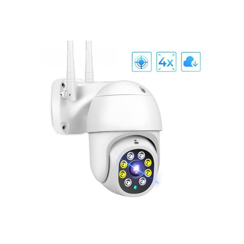 GENERICO - Cámara De Seguridad Inteligente Wifi Domo PTZ Exterior AL-6