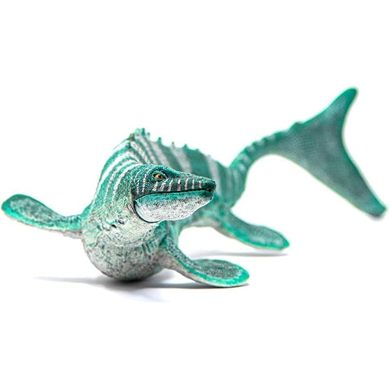 JUGANDO Y EDUCANDO - Figura Dinosaurios Mosasaurio Colección Pintado A Mano
