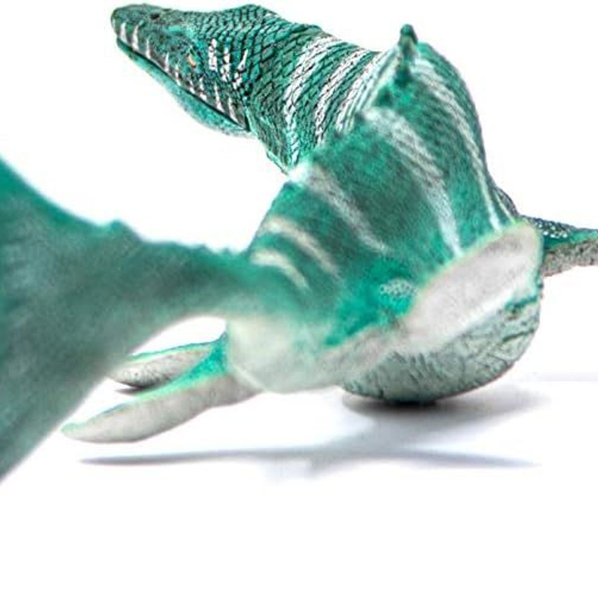 JUGANDO Y EDUCANDO - Figura Dinosaurios Mosasaurio Colección Pintado A Mano