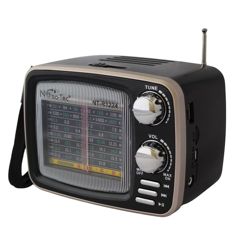 GENERICO - Radio Bluetooth Parlante Recargable Con USB y Radio FM