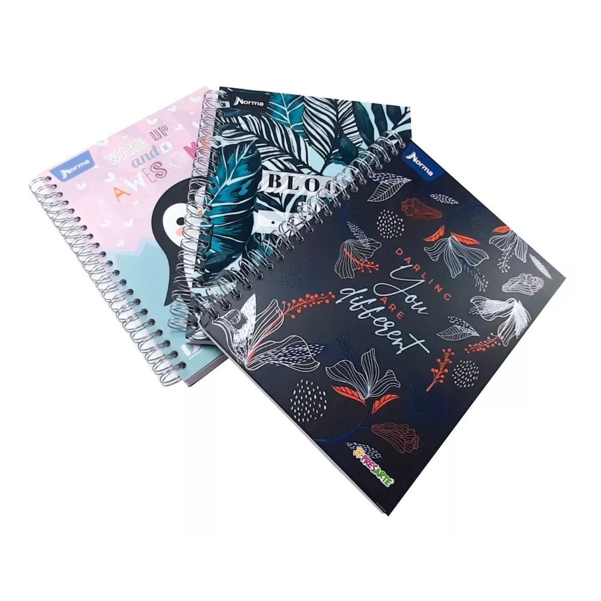 NORMA - Cuaderno Grande Durabook 7 Materias Cuadriculado Femenino