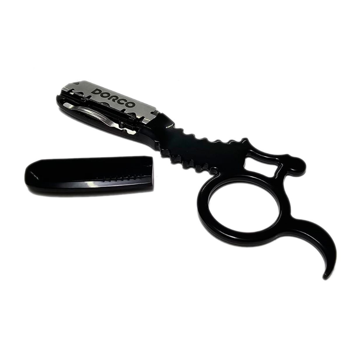 TURBOX - Barbera Metalica Dedo Anillo Navaja Afeitar 10 Cuchillas