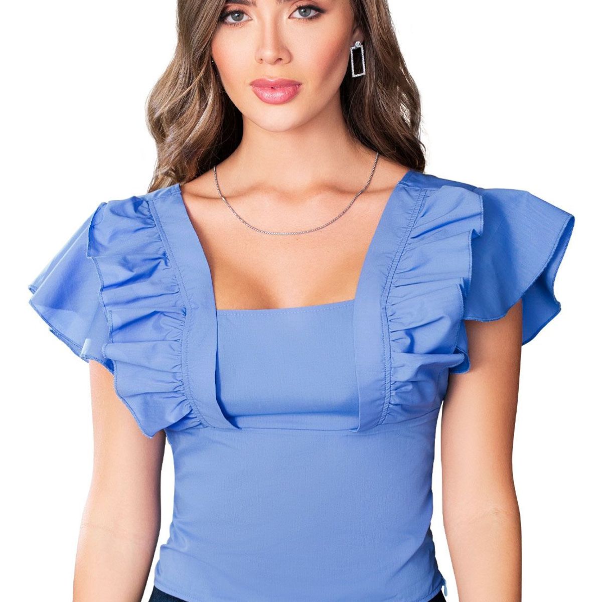 MARKETING PERSONAL - Blusa Mujer Azul Mp 88819