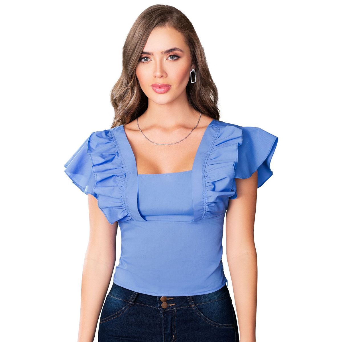 MARKETING PERSONAL - Blusa Mujer Azul Mp 88819