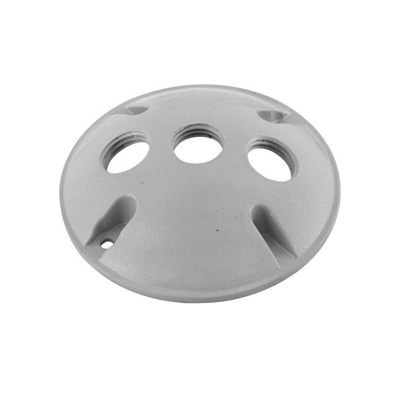 FULGORE - Tapa Para Rosetas Circular Intemperie Fulgore De 3 Tomas