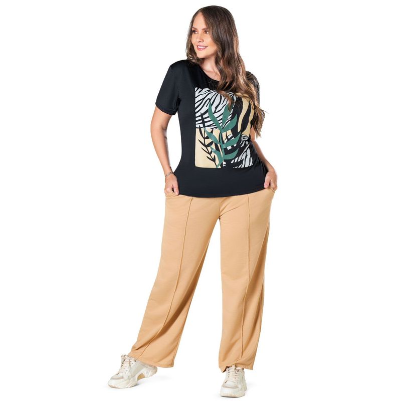 MARKETING PERSONAL - Pantalón Sudadera Mujer Café Mp 88846