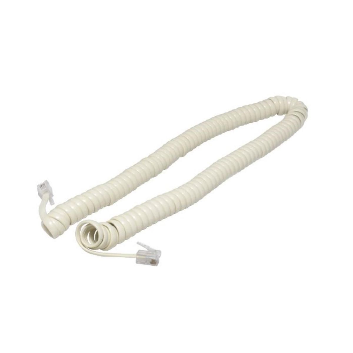 FULGORE - Cable Para Teléfono De 4.5 M Fulgore Marfil En Espiral