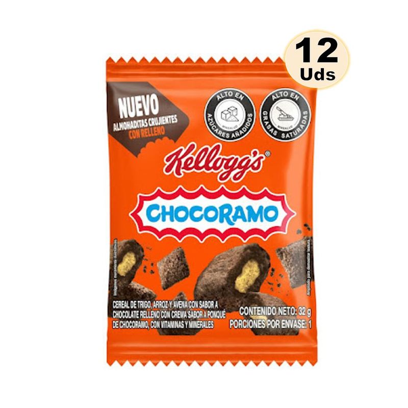 GENERICO - Cereal Relleno De Chocorramo 32 G X 12 Uds