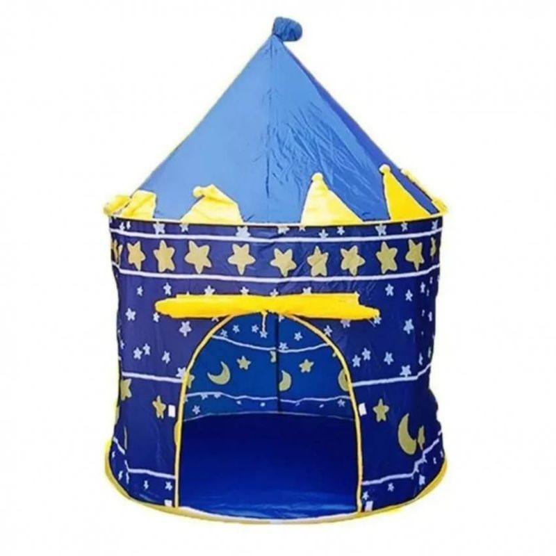 GENERICO - Carpa o castillo azul para niño para casa jardin o pelotas