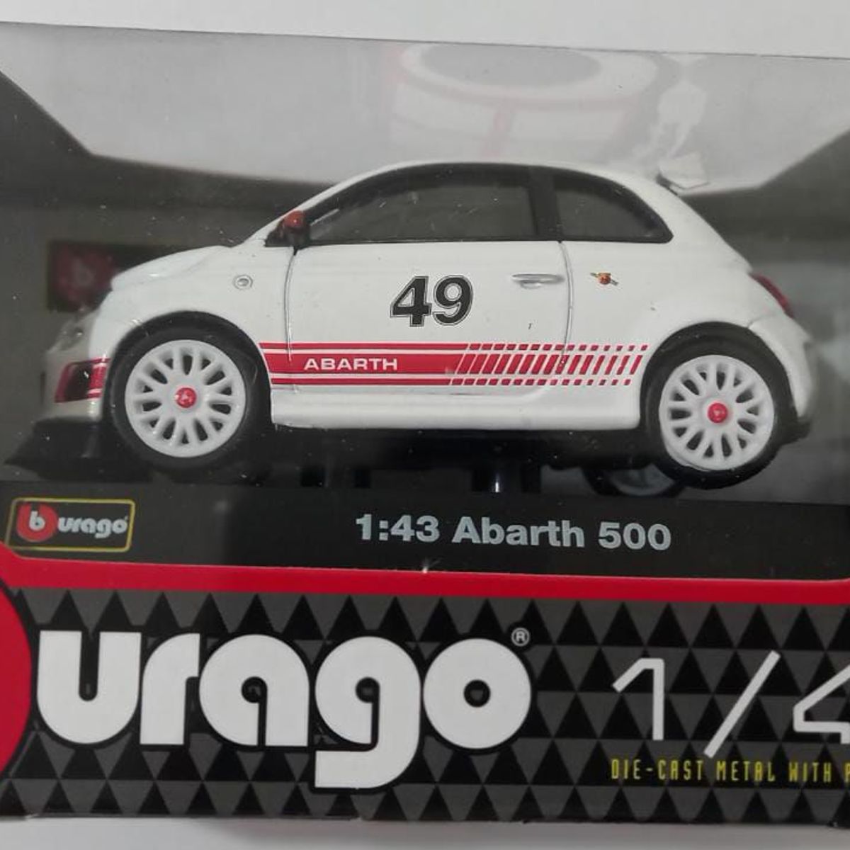 BURAGO - ABARTH 500 numero 49 Carro de Coleccion
