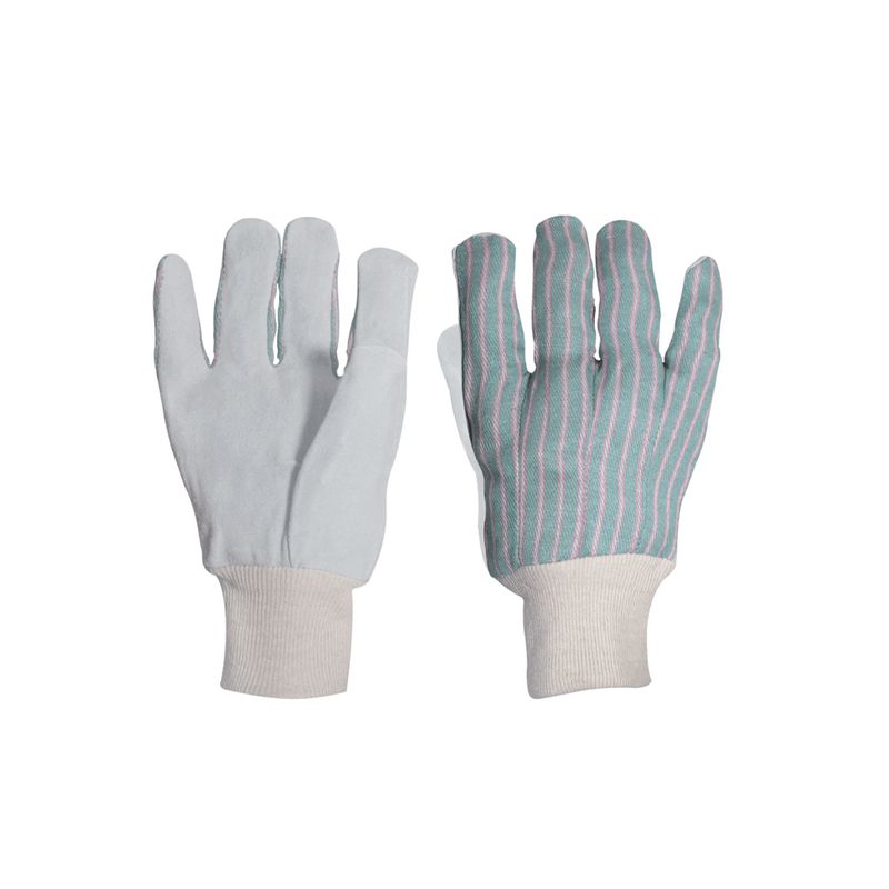 TOOLCRAFT - Guantes De Tela Y Carnaza Unitalla Toolcraft Tipo Payaso