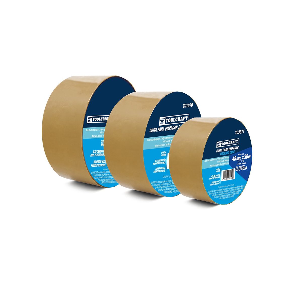 TOOLCRAFT - Cinta De Empaque Canela 48 Mm X 50 M Toolcraft