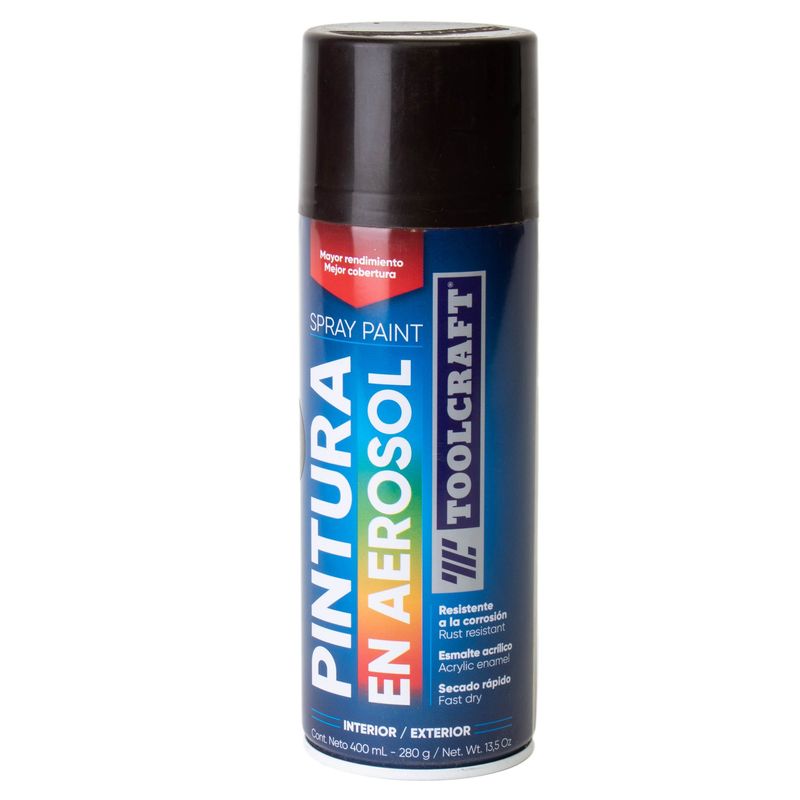 TOOLCRAFT - Pintura Aerosol Cafe Madera Toolcraft 400 Ml Sin Plomo