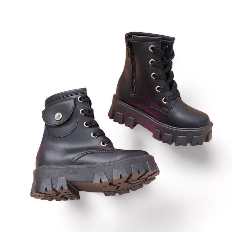 PAPOS - Botas Melina Negras - Botas Niñas PAPOS - Negro