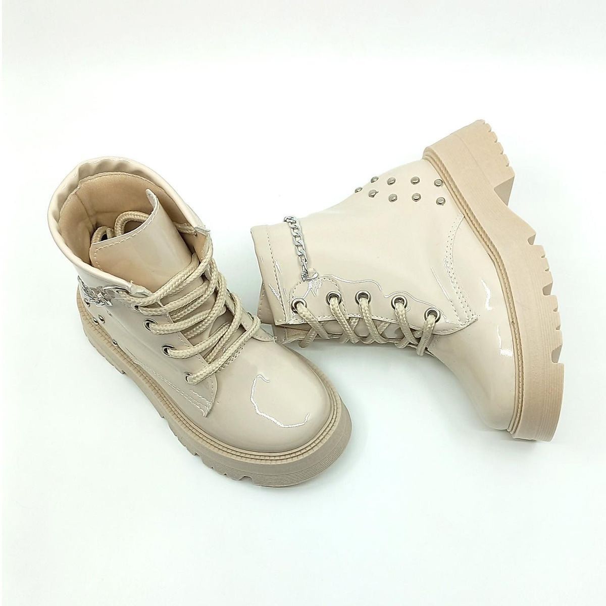 PAPOS - Botas Niñas Cayetana Beige - Botas Niñas PAPOS - Beige