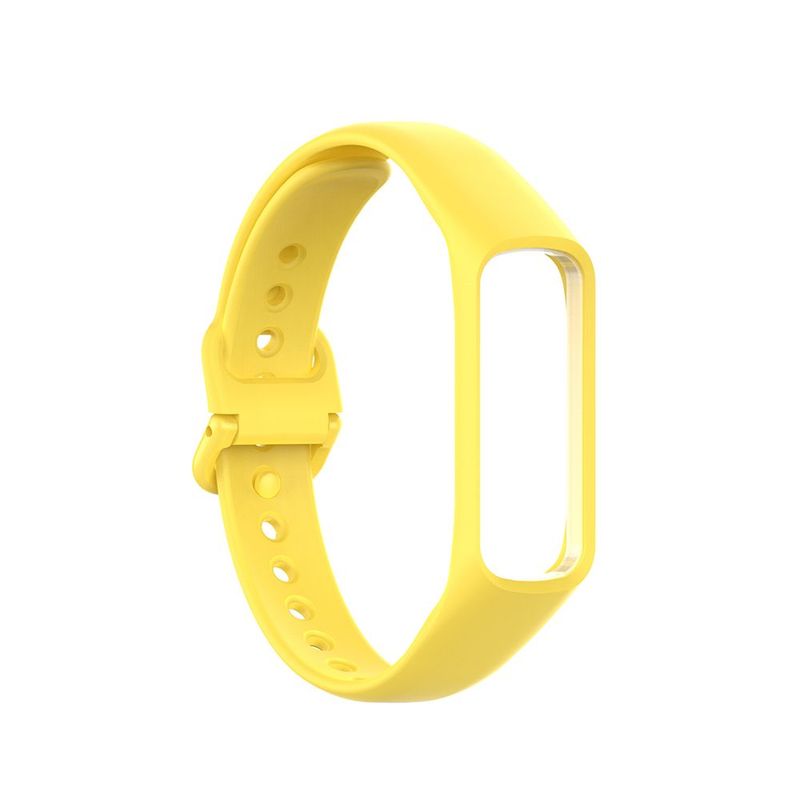 GENERICO - Correa De Silicona Para Samsung Galaxy Fit 2 R220 - Amarilla