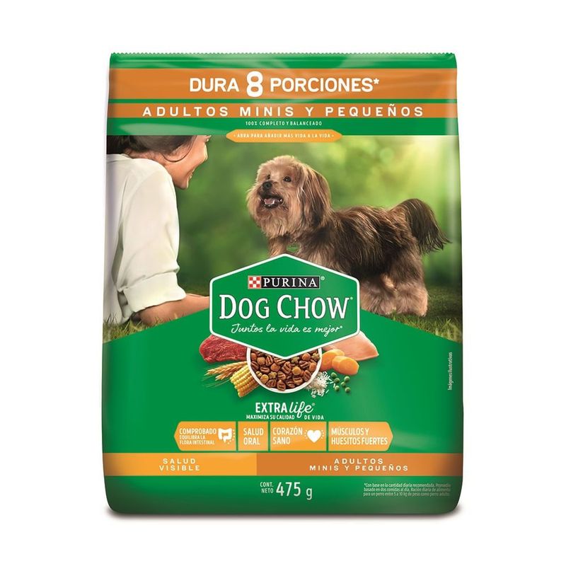 GENERICO - Croquetas Dog Chow Adultos Razas Pequeñas X 475g